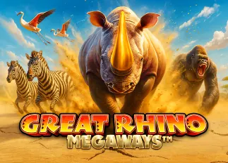 เครดิตฟรีกดรับเอง Great Rhino Megaways ทดลองเล่นฟรี